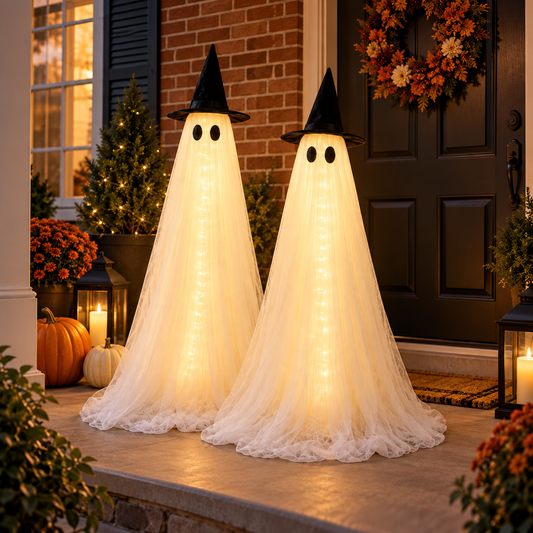 5FT Light-Up Halloween Ghosts