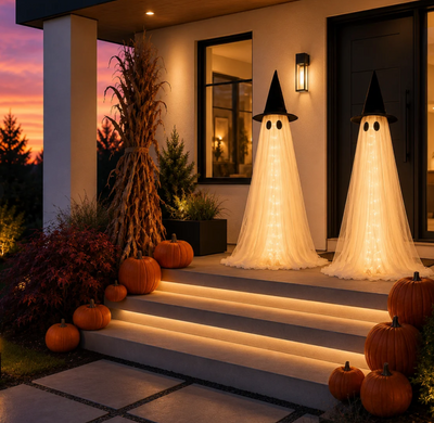 5FT Light-Up Halloween Ghosts